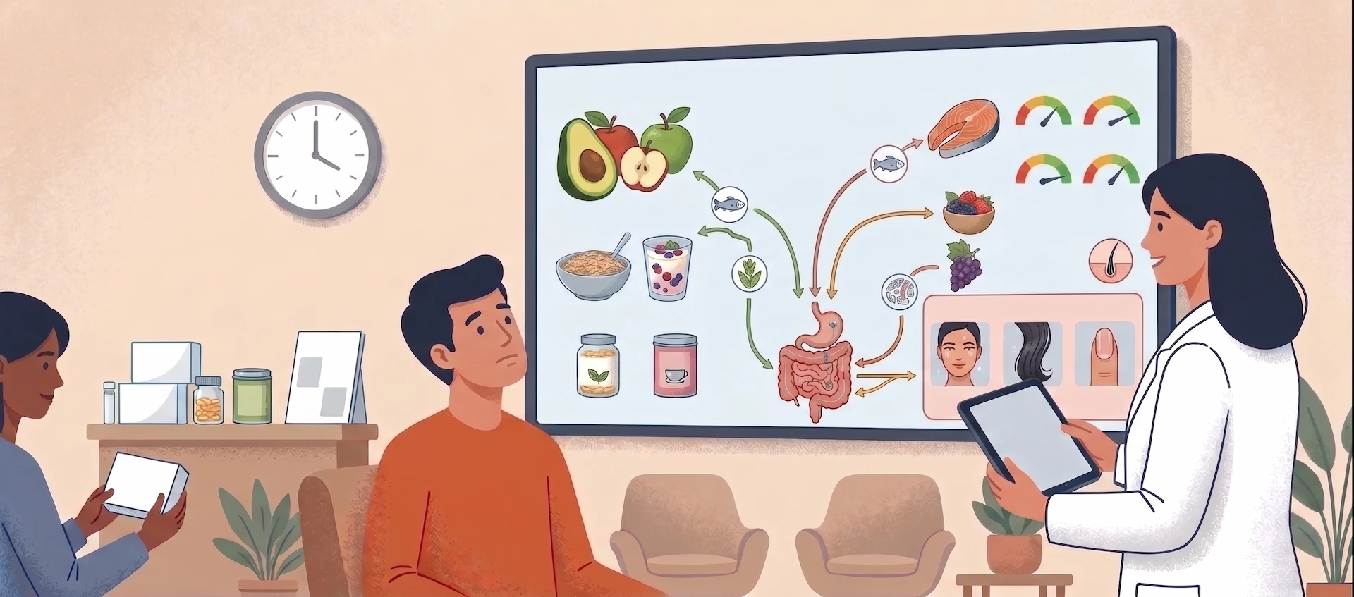 Aliments fonctionnels et nutricosmétiques