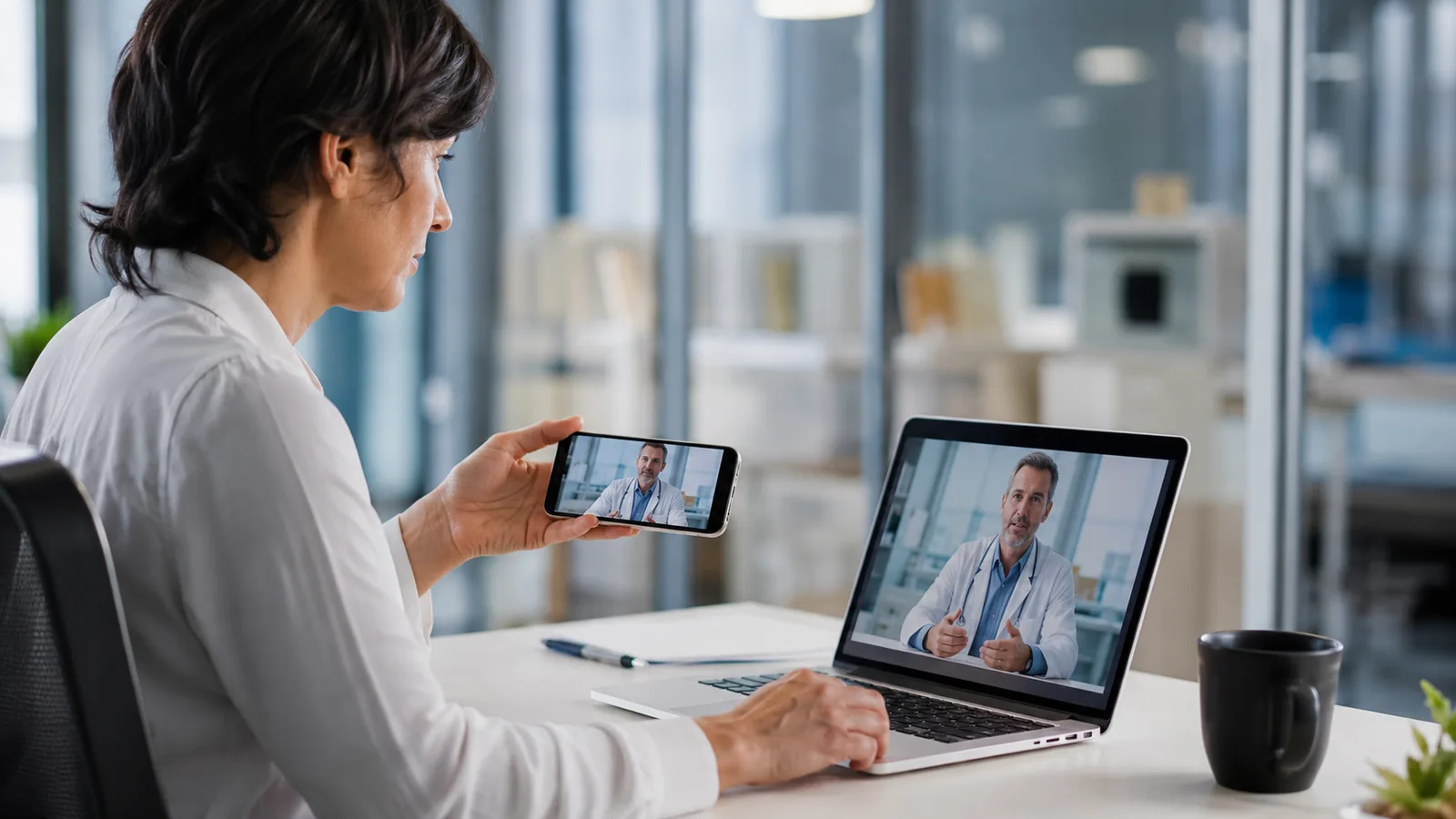 Faux medecin genere par IA dans une fausse publicite de medicament deepfake sante